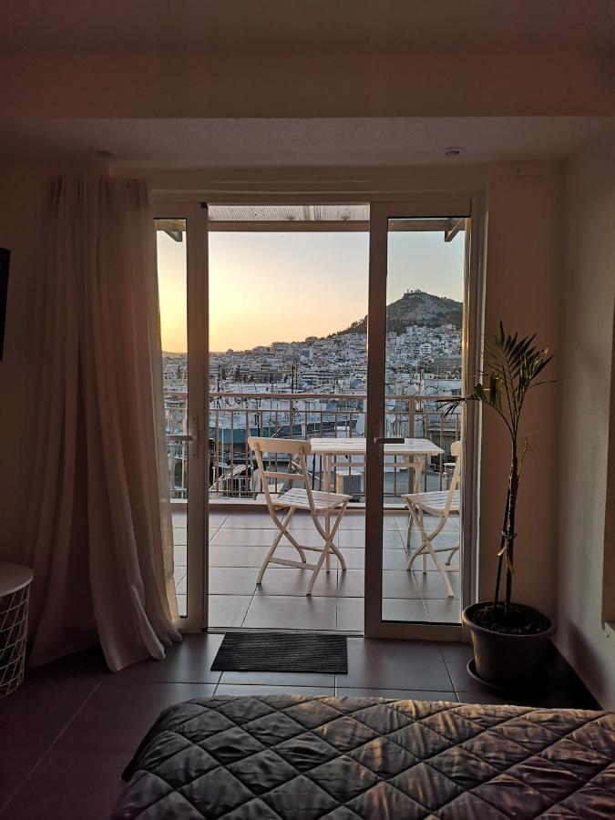 Ferienwohnung Athens From The Top, Cozy Studio In The City Center Exterior foto