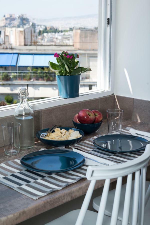Ferienwohnung Athens From The Top, Cozy Studio In The City Center Exterior foto