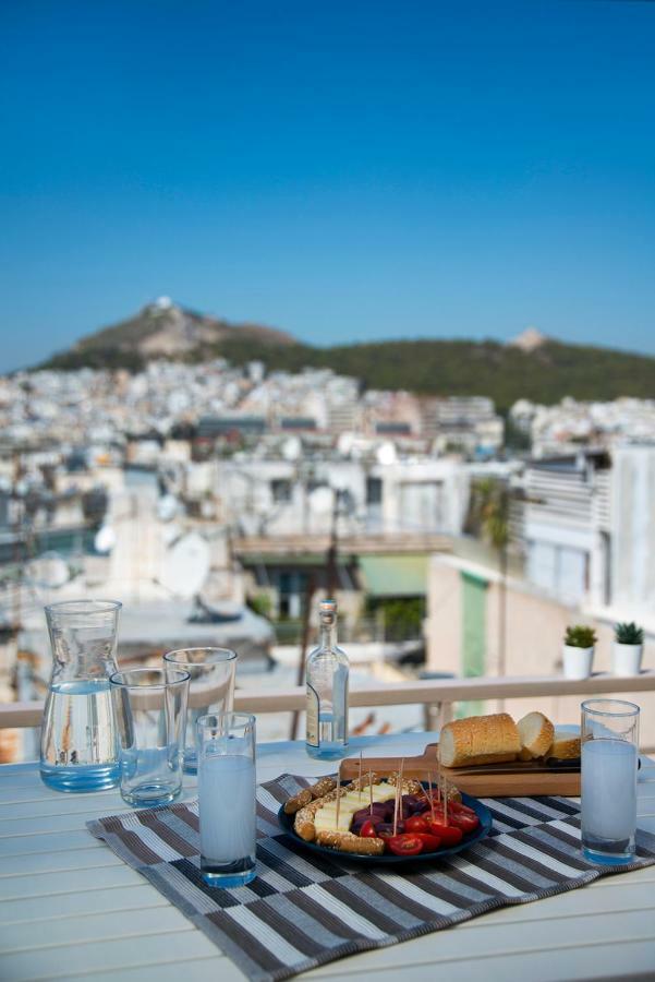 Ferienwohnung Athens From The Top, Cozy Studio In The City Center Exterior foto