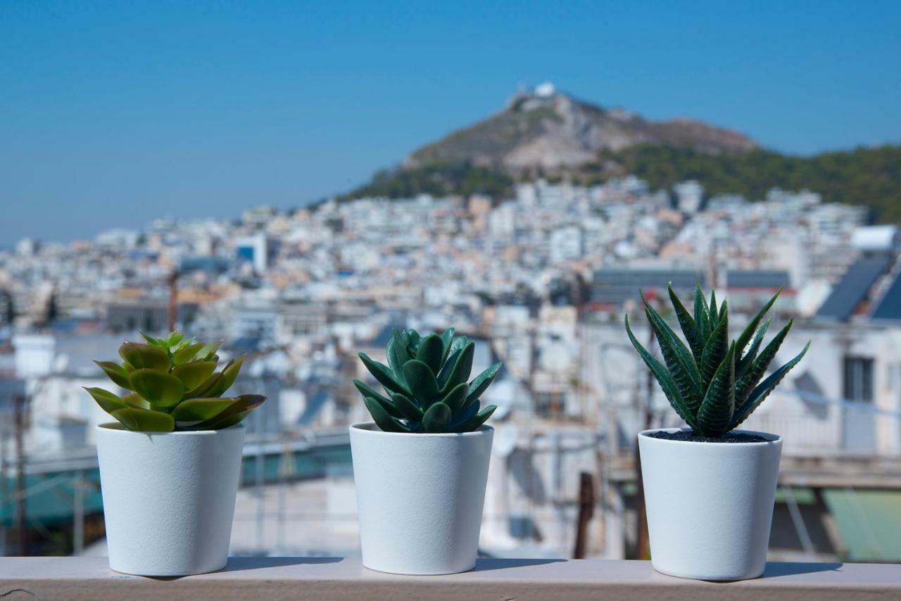 Ferienwohnung Athens From The Top, Cozy Studio In The City Center Exterior foto